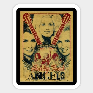 Vintage Honky Tonk Angels Sticker